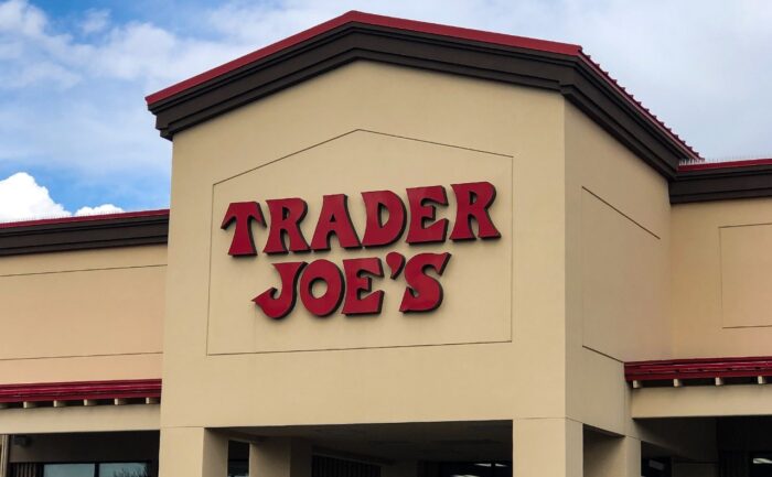 View of Trader Joe’s store exterior.