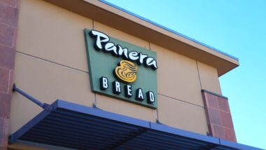 Close up of Panera Bread signage, representing the Panera Charged Lemonade lawsuit.