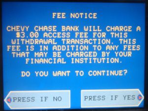 Chase ATM Fee