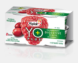 YoPlus Raspberry yogurt