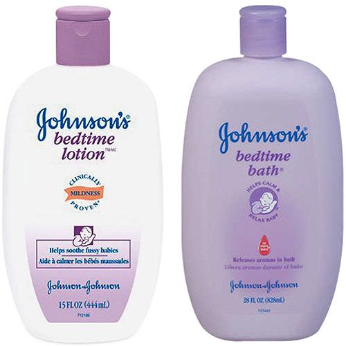 Johnson's Bedtime lotion and Bedtime bath products - johnson's