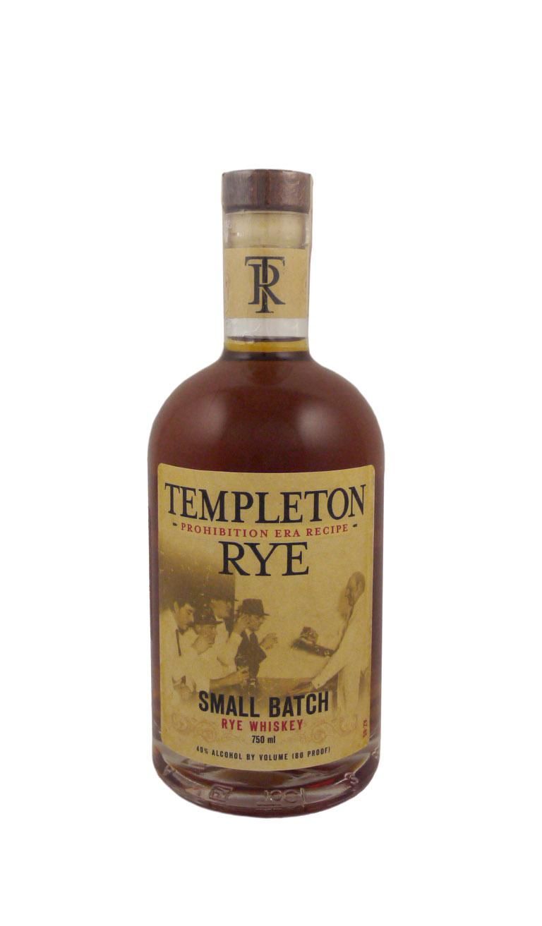 Templeton Rye Whiskey Bottle