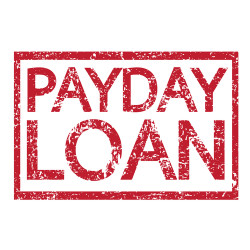 Stamp text PAYDAY LOAN