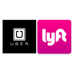 uber logo lyft logo