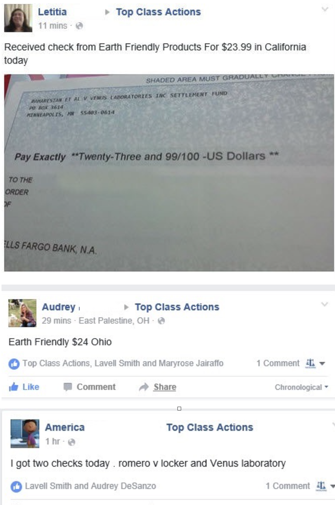 Earth Friendly 'Natural' Class Action Settlement Checks Mailed Top