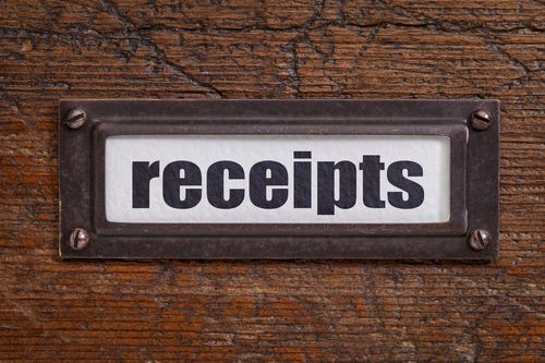 credit card receipts come with requirements