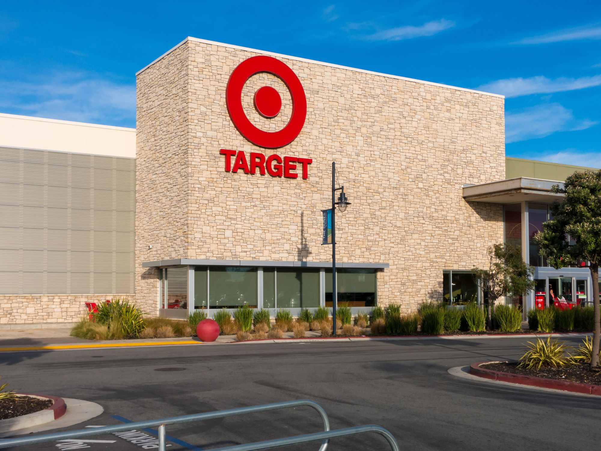 MARINA, CA/USA - DECEMBER 30, 2013: Exterior view of a Target retail store. Target Corporation is an American retailing company headquartered in Minneapolis, Minnesota. It is the second-largest discount retailer in the United States.