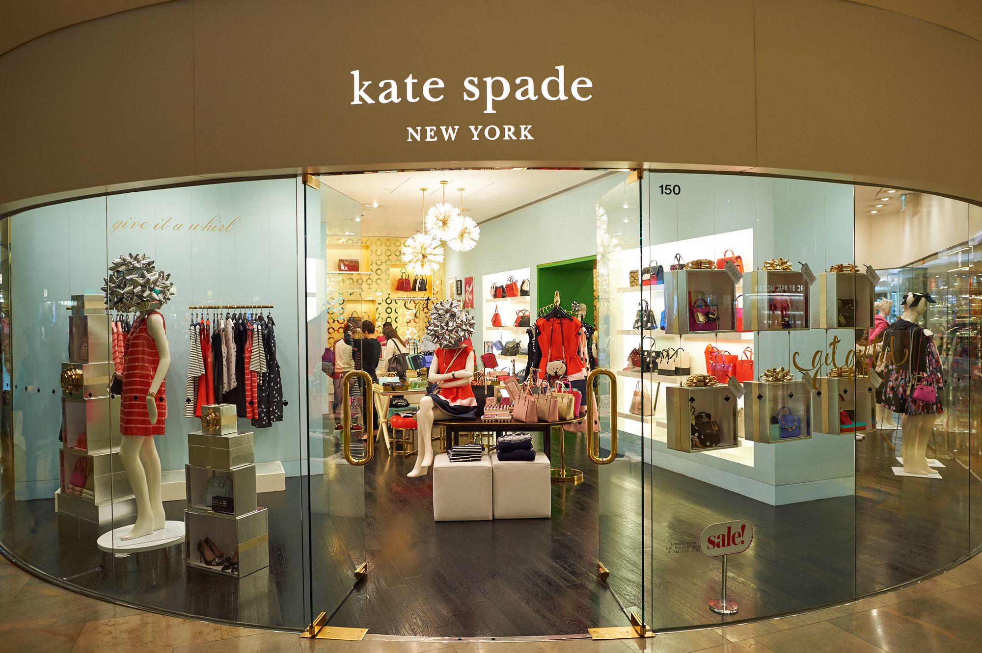 HONG KONG - DECEMBER 25, 2015: Kate Spade storel in Hong Kong. Kate Spade New York is an American fashion design house founded as Kate Spade Handbags