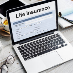 Life Insurance Form Application Security Concept