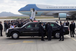 Barack Obama arrived in Greece