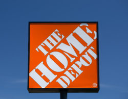 home depot sign