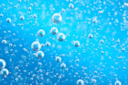 macro oxygen bubbles