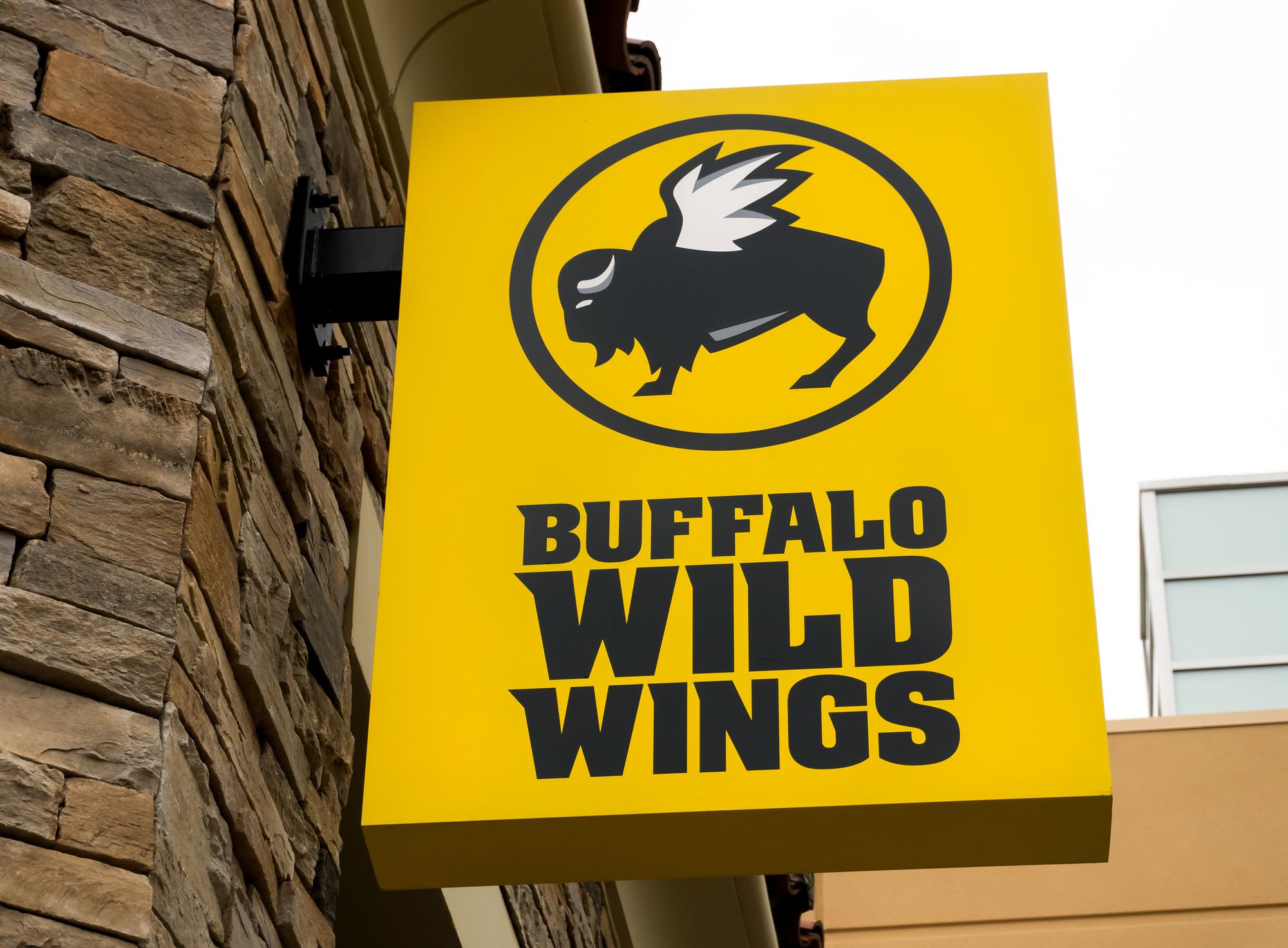 SIMI VALLEY, CA/USA - JANUARY 23, 2016: Buffalo Wild Wings restaurant. Buffalo Wild Wings Grill & Bar is a casual dining restaurant and sports bar franchise in the United States.
