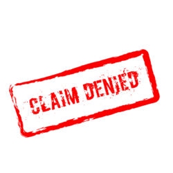 Unum claim denied stamp