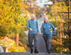 DePuy ASR hip implant settlement revision surgery couple walking