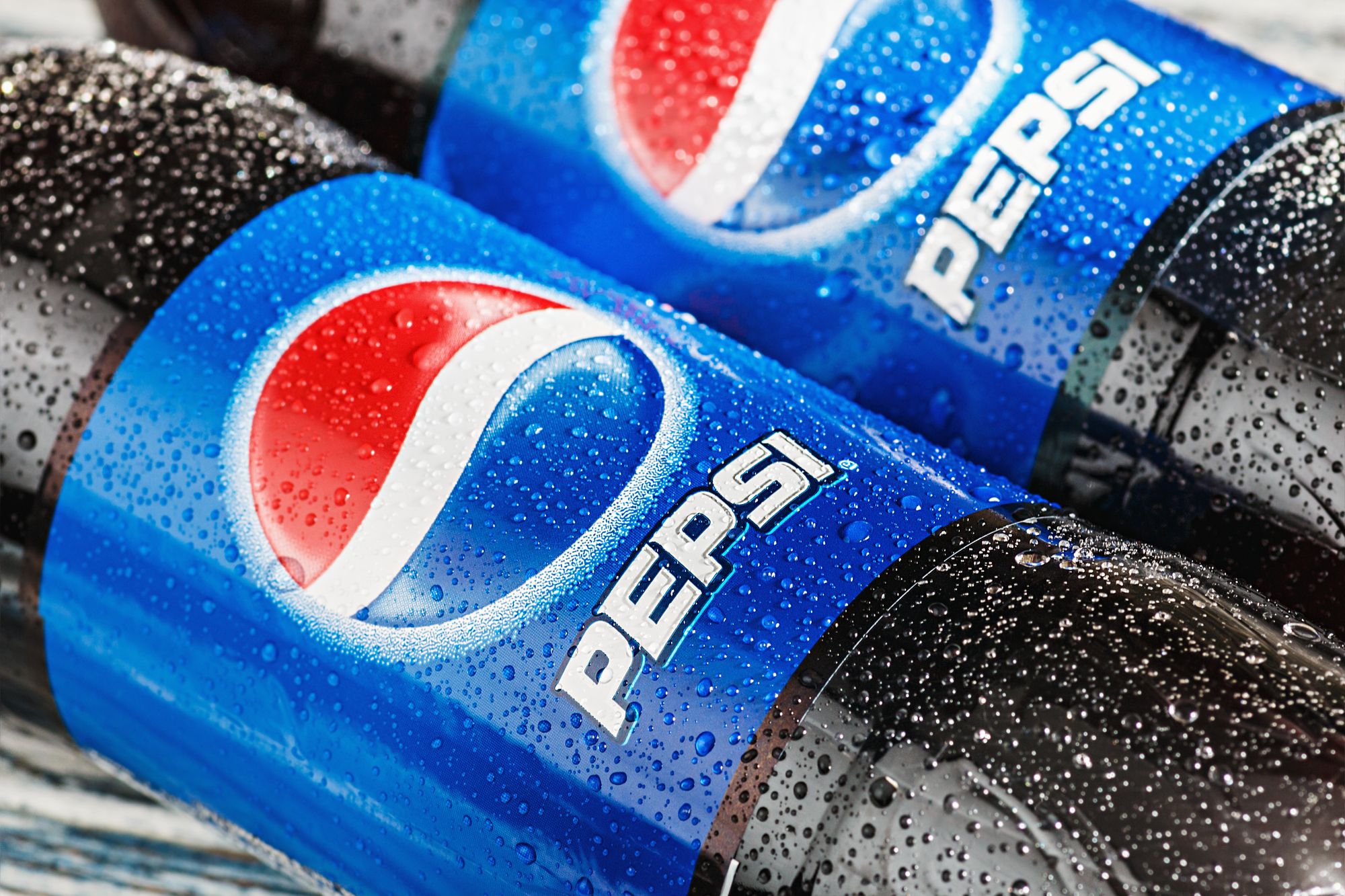 Moscow, Russia - April 10, 2014: Plastic bottle with cola drink Pepsi. Pepsi-Cola soft soft drink sold worldwide. Rights to the trademark "Pepsi-Cola&qu ot; owned American company PepsiCo.