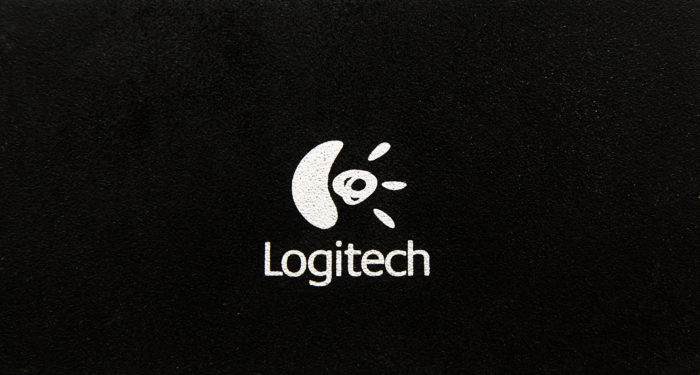 logitech logo on black background - logitech alert