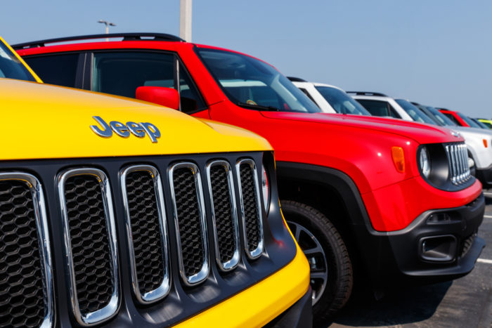 jeep vehicles at dealership