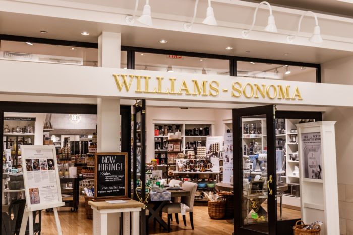 store front of Williams Sonoma