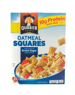 Quaker oatmeal cereal
