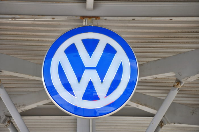 VW volkswagen sign
