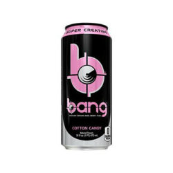 can of cotton candy flavored BANG energy drink