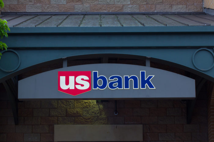 exterior of a U.S. Bank location