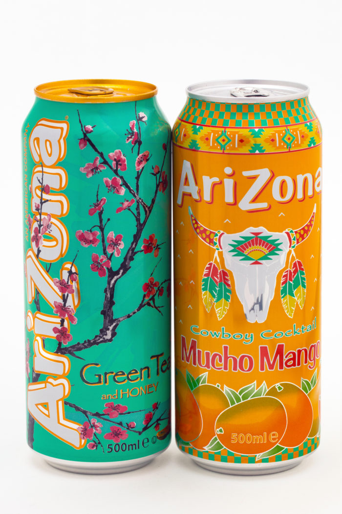 AriZona ice tea in cans