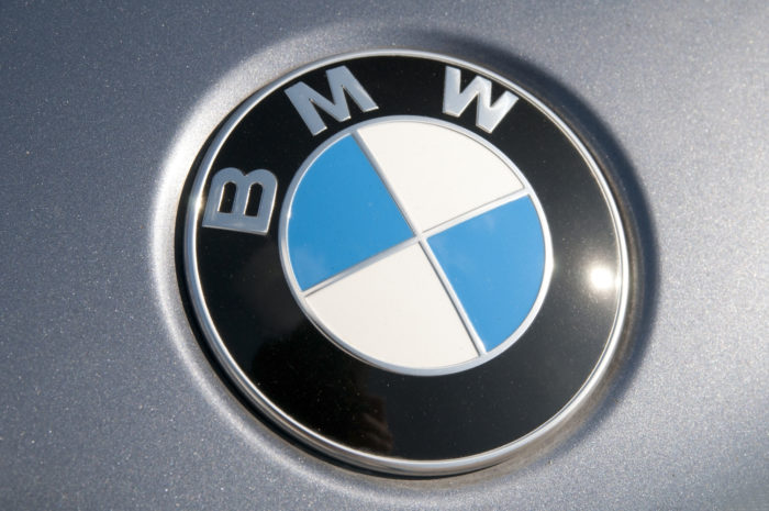 BMW logo on a vehicle