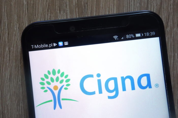 cigna app on a smartphone