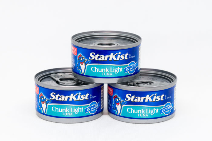 cans of StarKist tuna