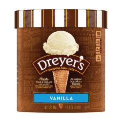 dreyer's vanilla ice cream