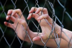 CoreCivic Detention Center fence