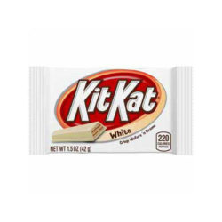 white chocolate kitkat candy bar