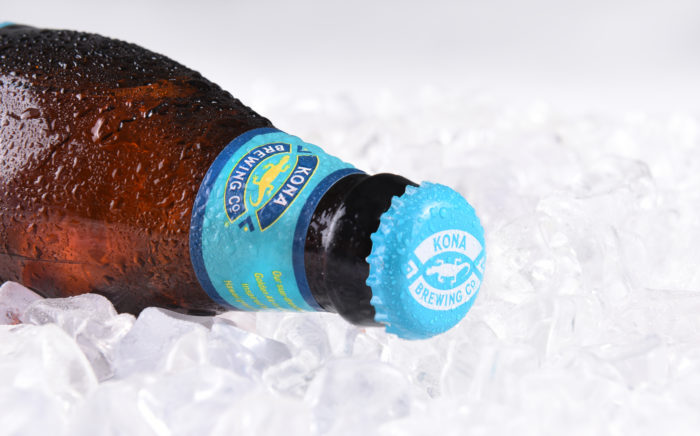 kona beer on ice
