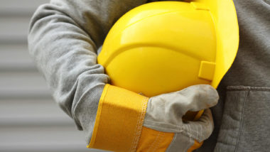 Close up of construction work gear