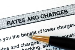 Rates and charges with pen
