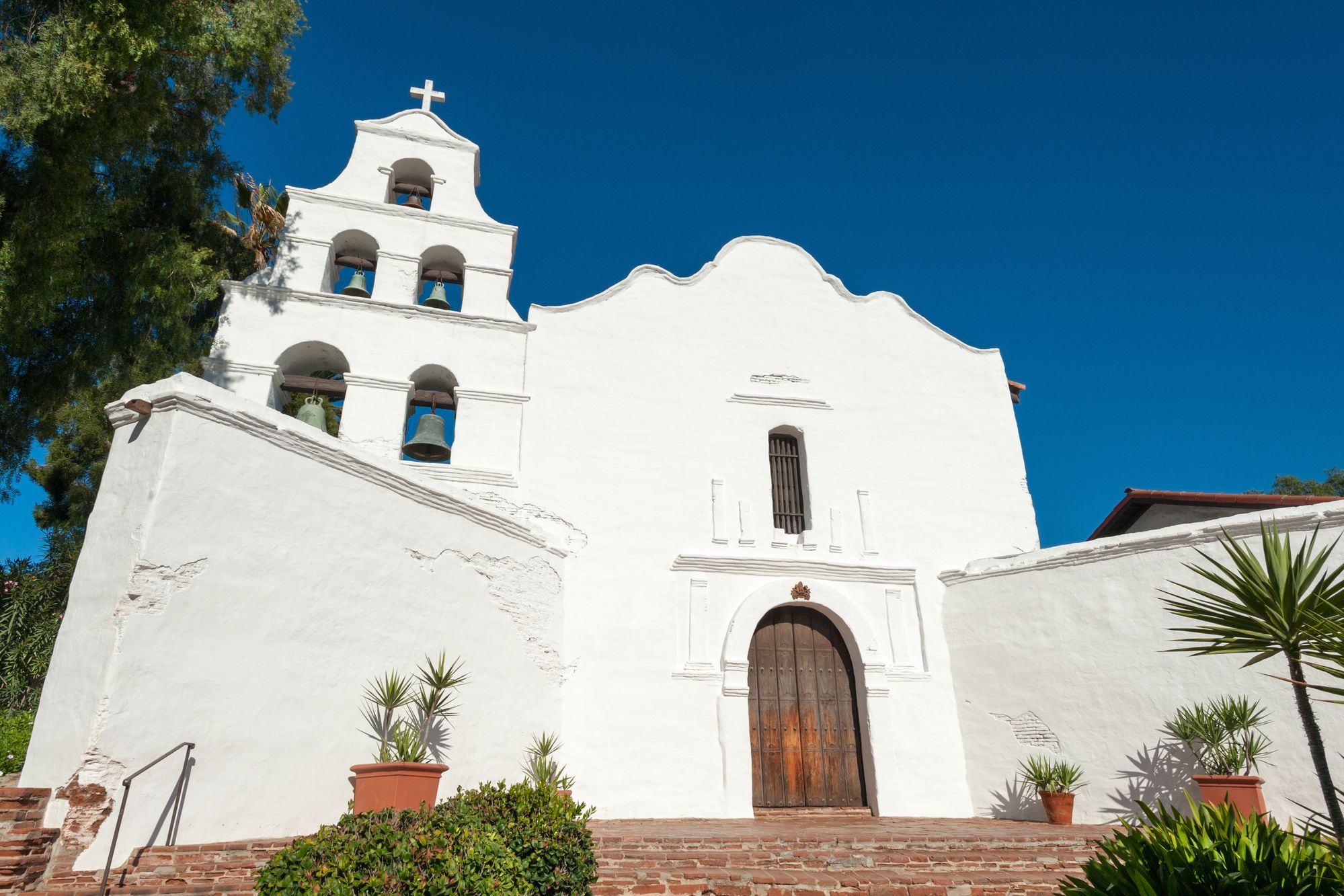 Facade of the San Diego Mission