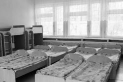 Beds at an orphanage