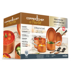 Copper Chef set of pots and pans