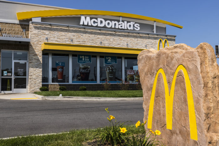 mcdonald's fast food restaurant exterior