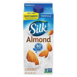 silk almond milk vanilla