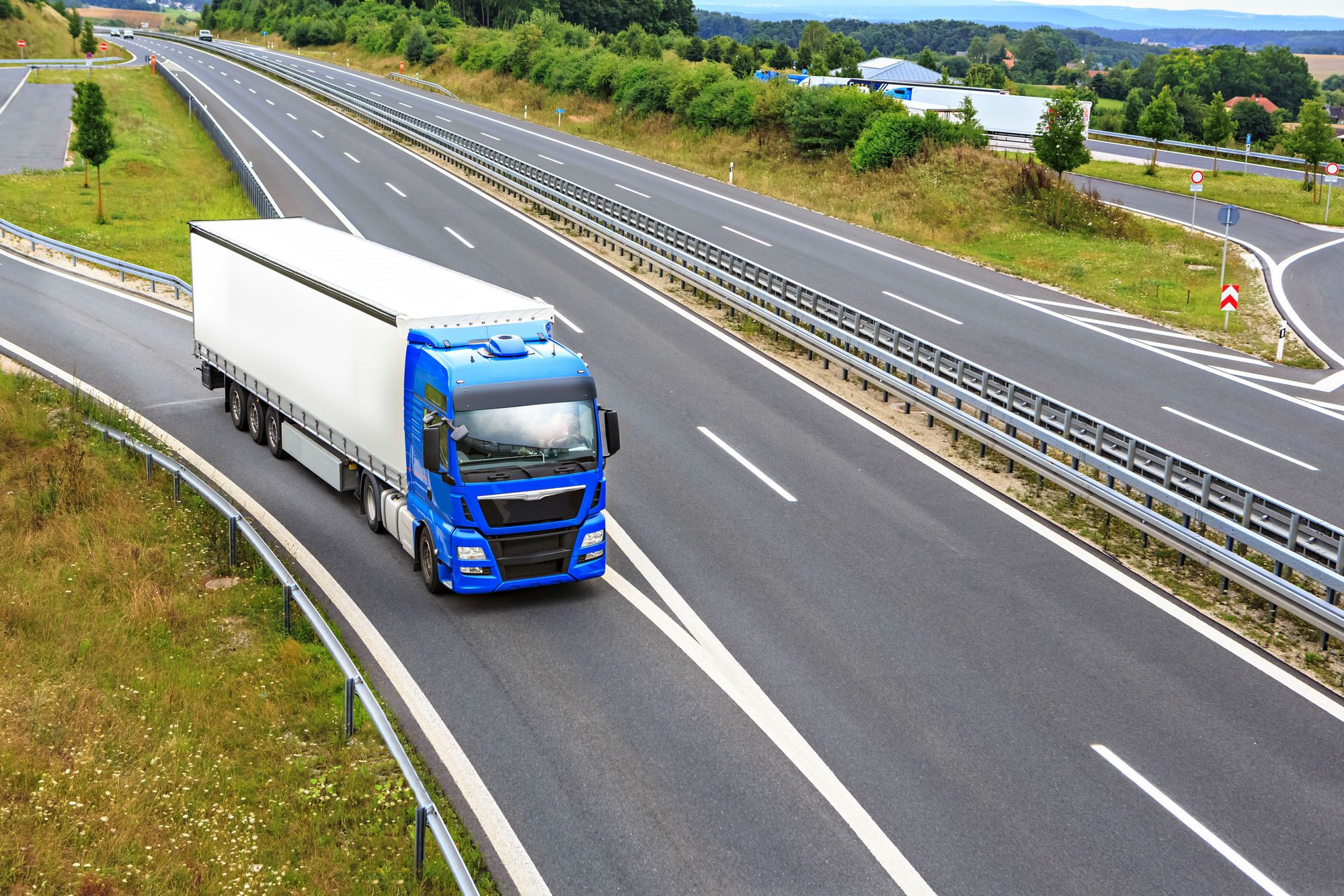Motorists are cautioned to be aware of truckers' large blind spots.