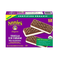 annie's vanilla ice cream sandwiches