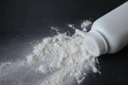 Johnson and Johnson Baby Powder is alleged to contain talc, which can cause mesothelioma.