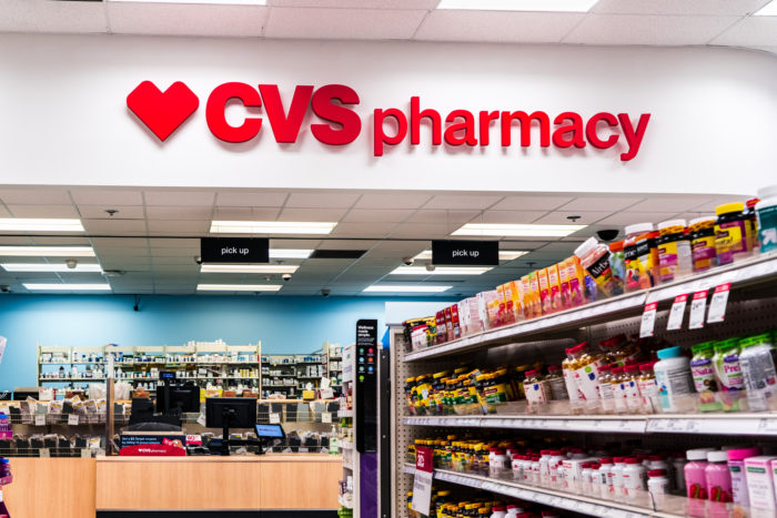 interior of cvs pharmacy