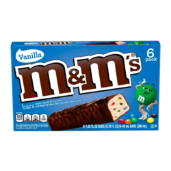 m&m's vanilla ice cream bars