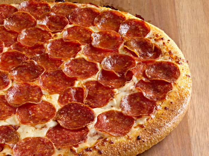 Ezzo pepperoni on pizza