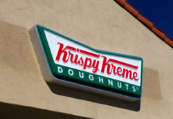 Krispy Kreme apple pie donuts are allegedly misrepresented.