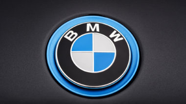 bmw logo on vehicle